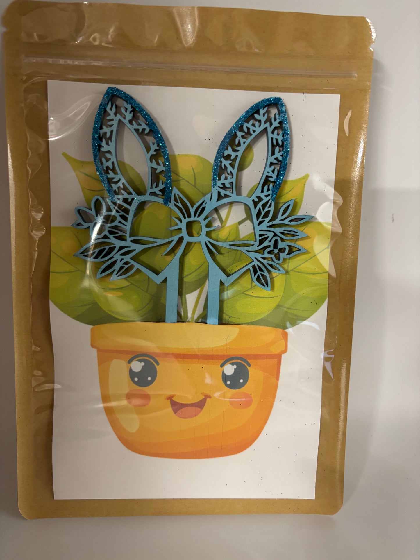 Easter Bunny Ears Plant Buddy