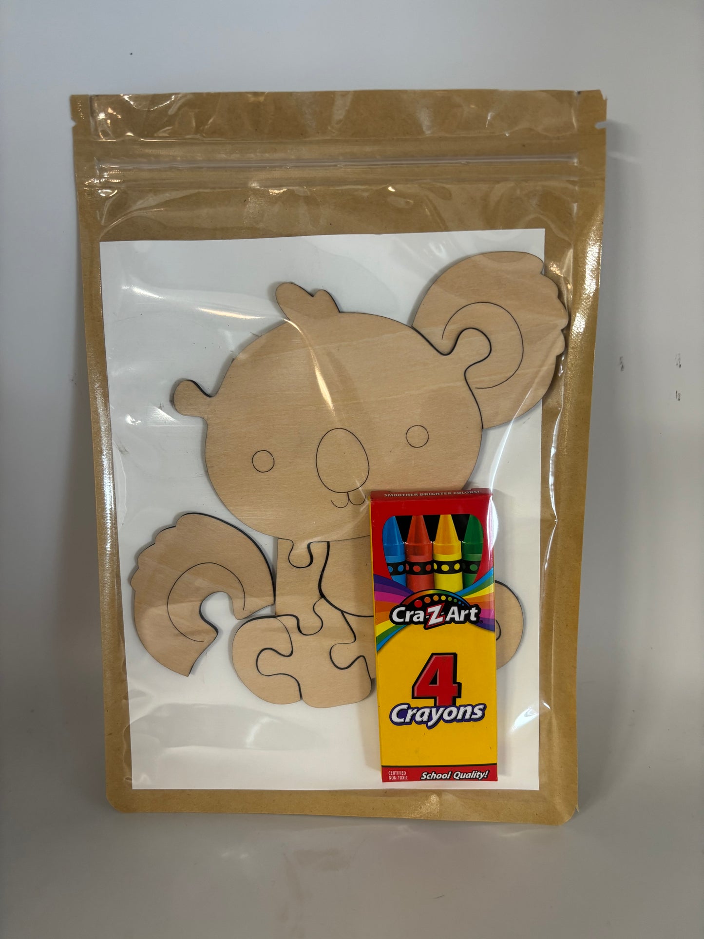 Koala bear wooden puzzle