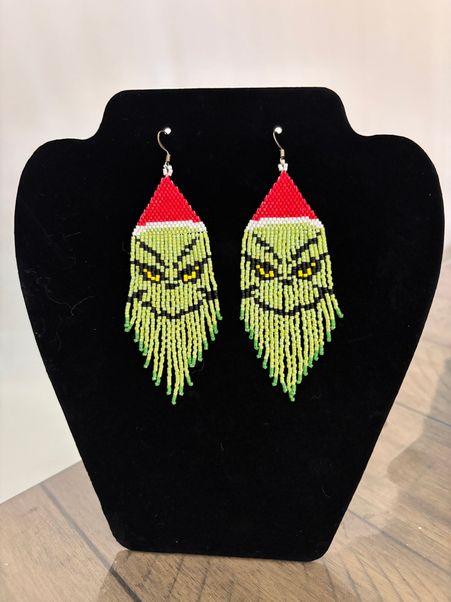 Beaded Holiday Earrings