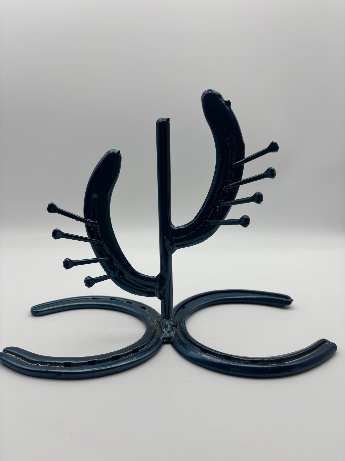 Horse shoe jewelry display