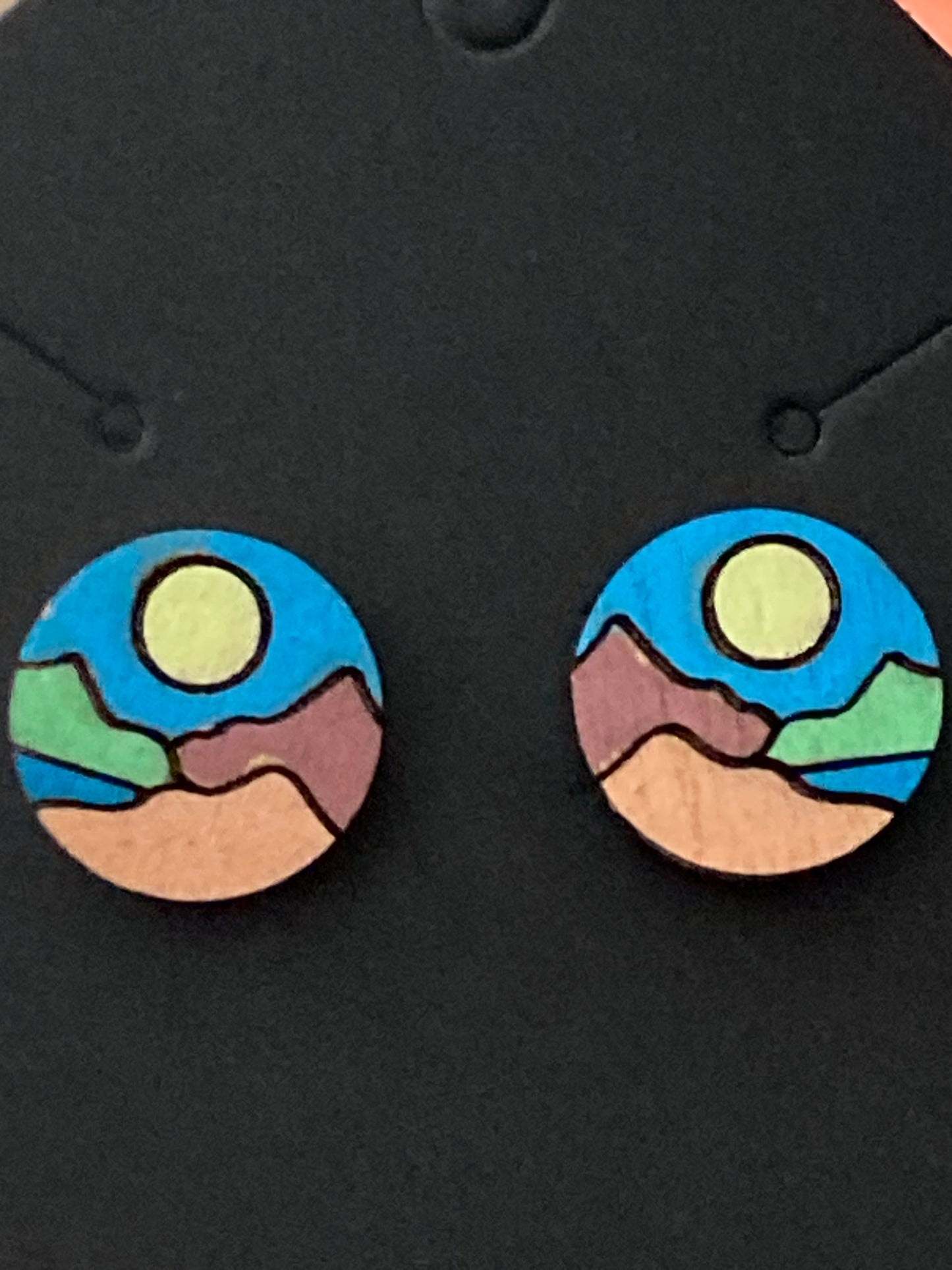 Mountain earrings