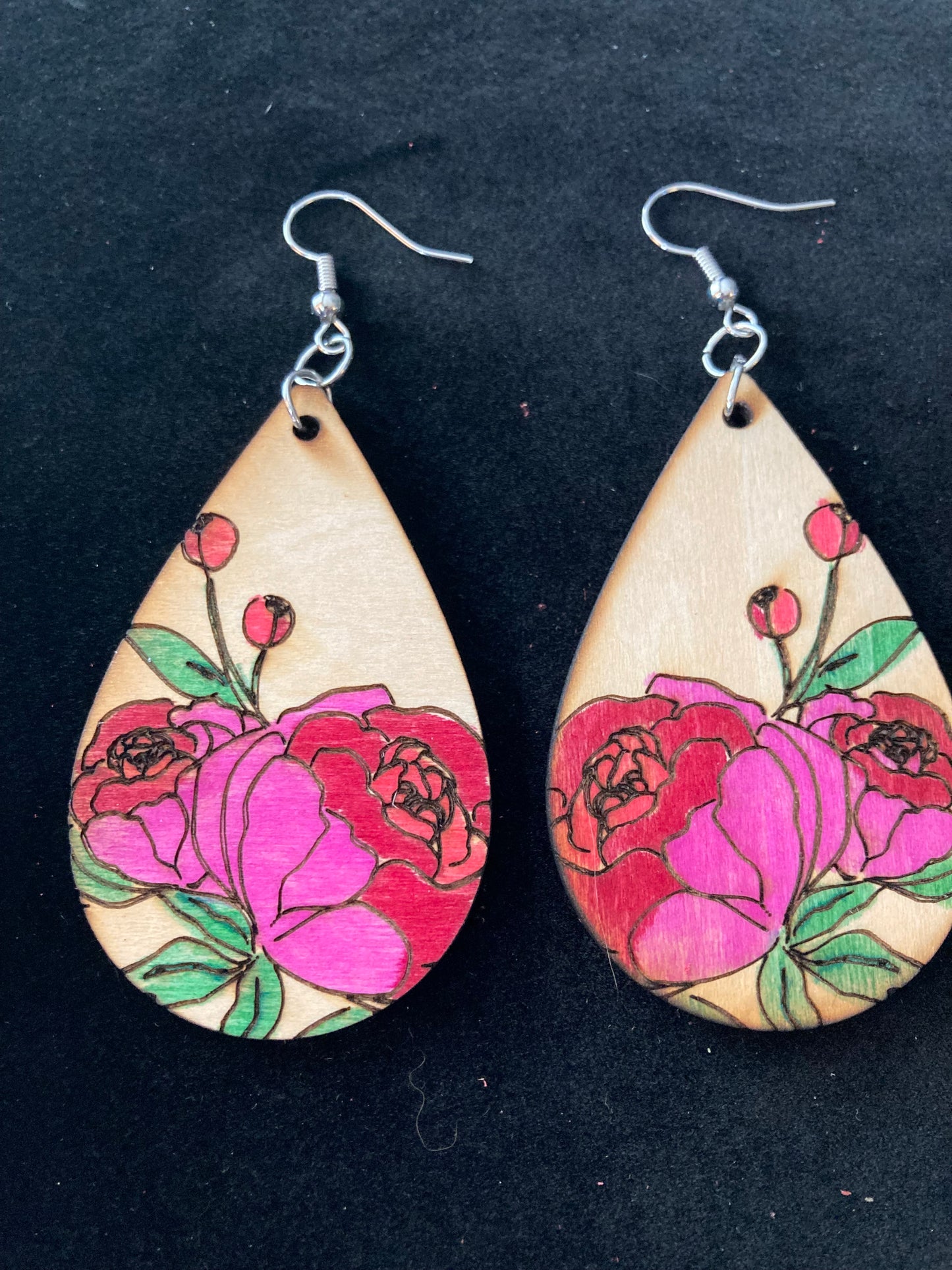 Wooden earrings
