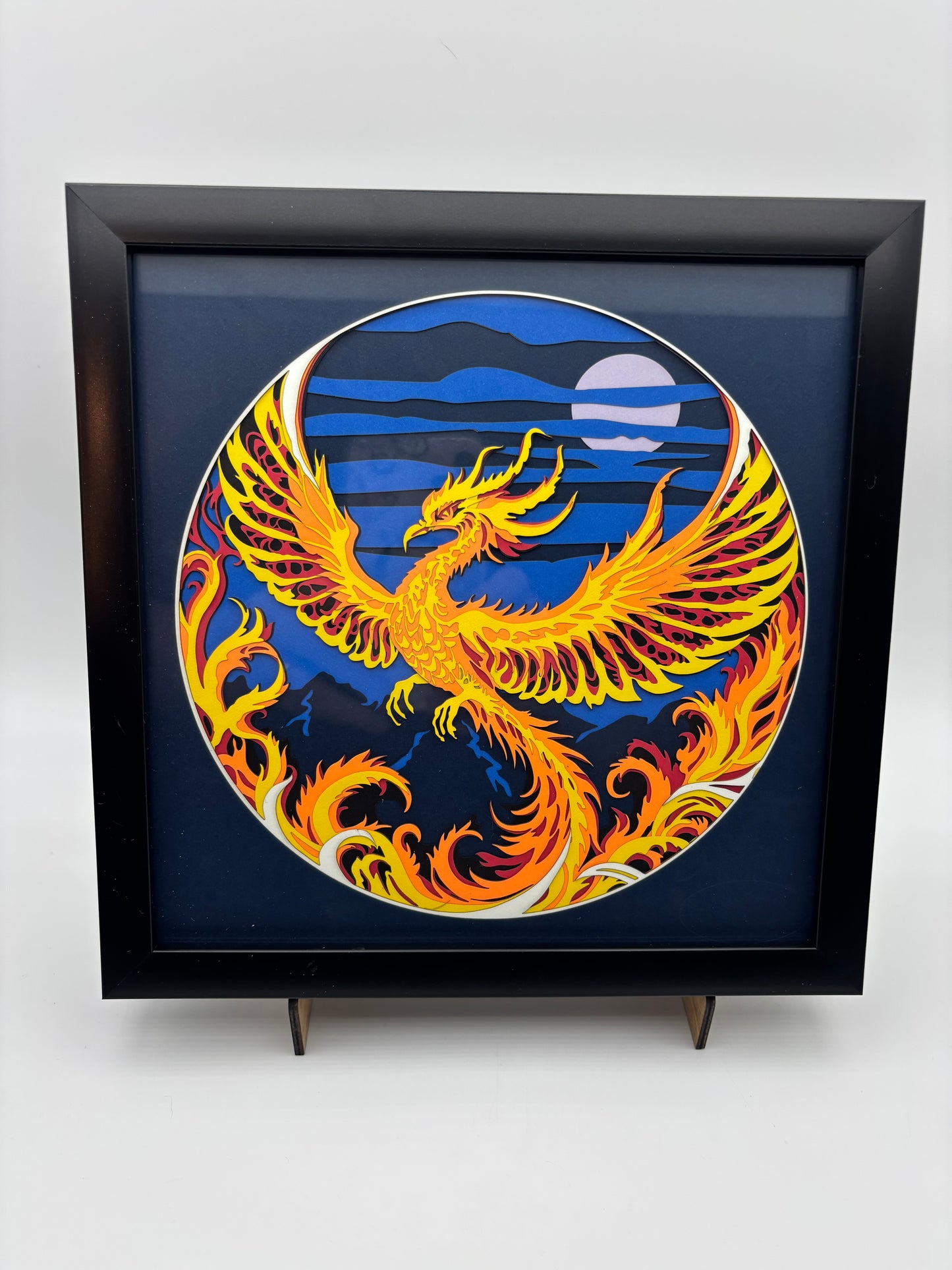 Phoenix layered paper picture