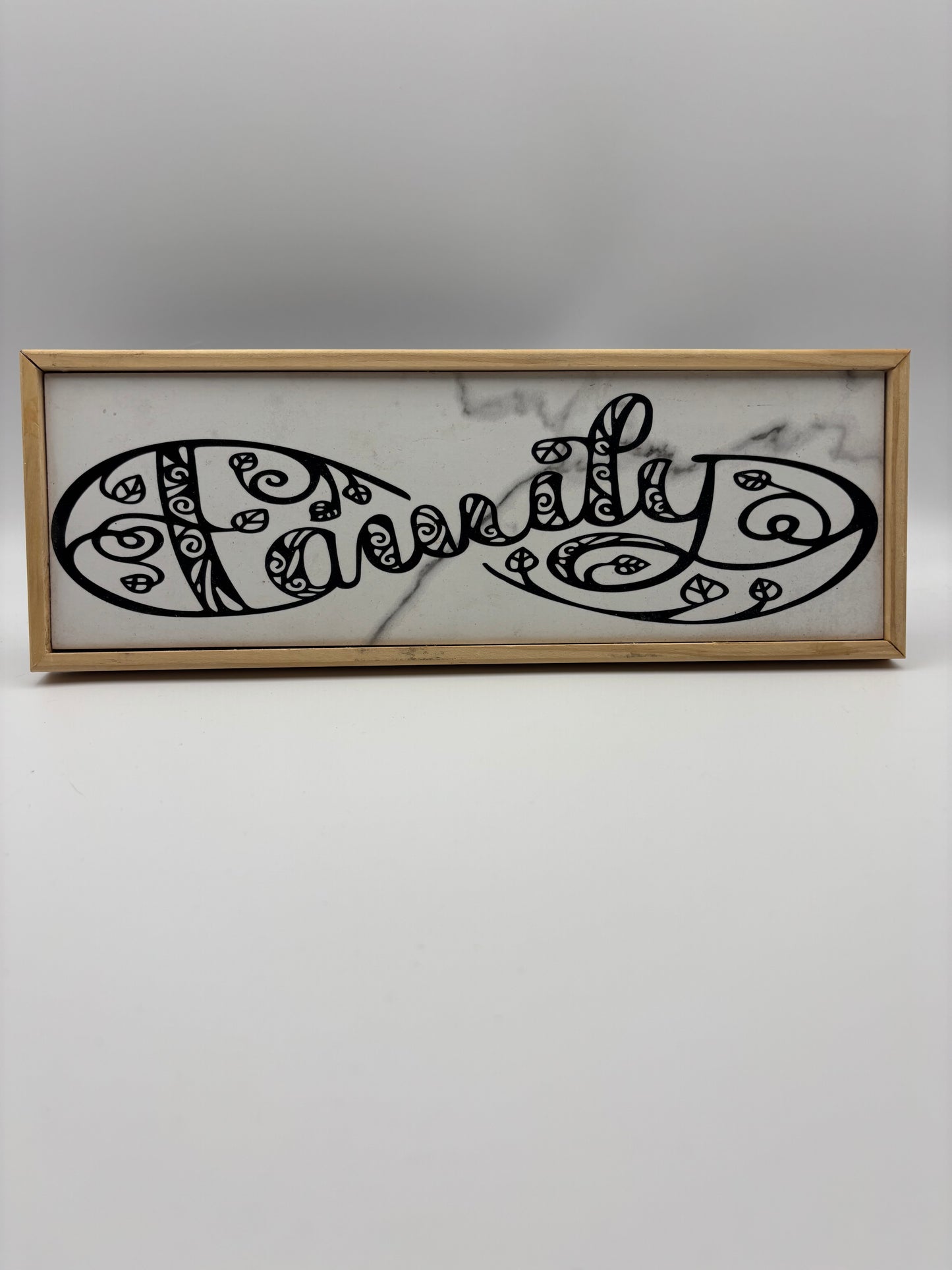 Family ceramic sign