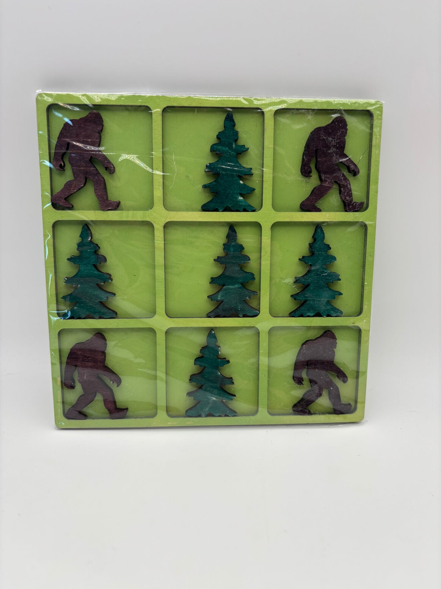 Bigfoot tic tac toe board
