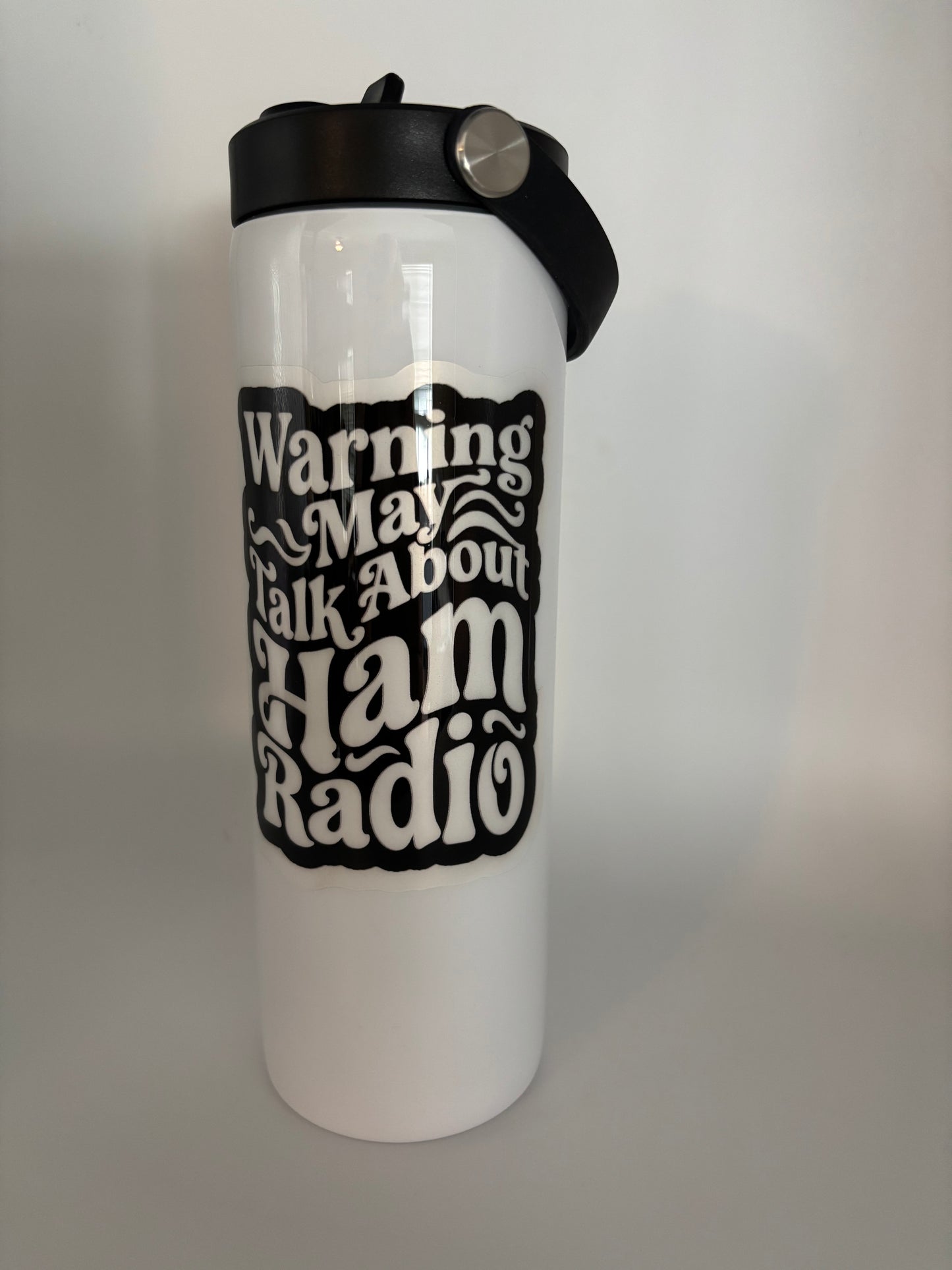 Warning May Talk About Ham Radio