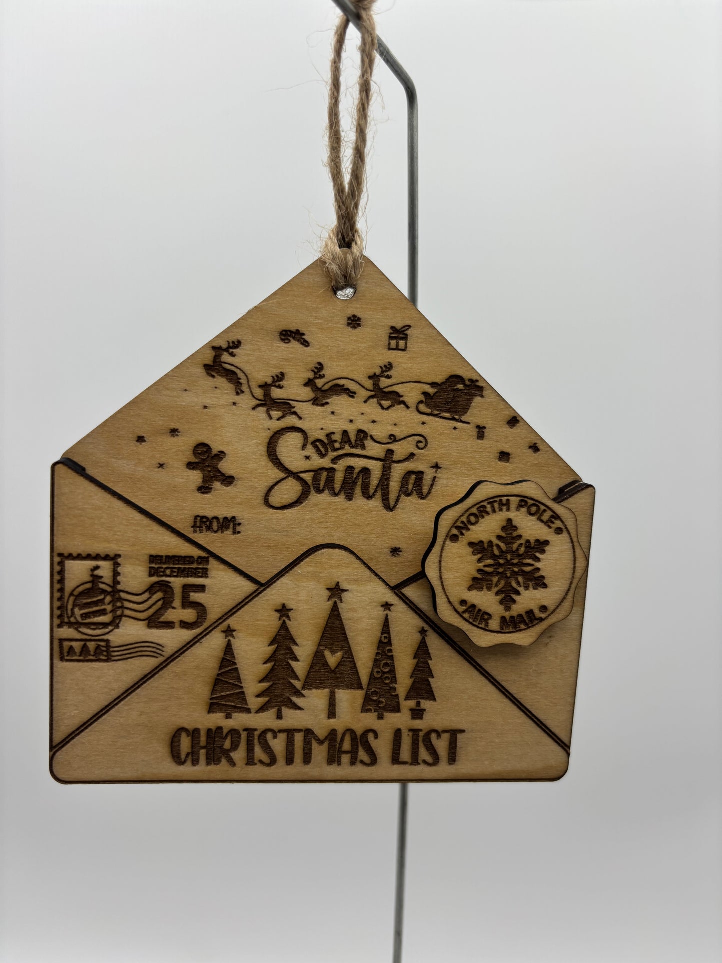 Letter to Santa Ornament