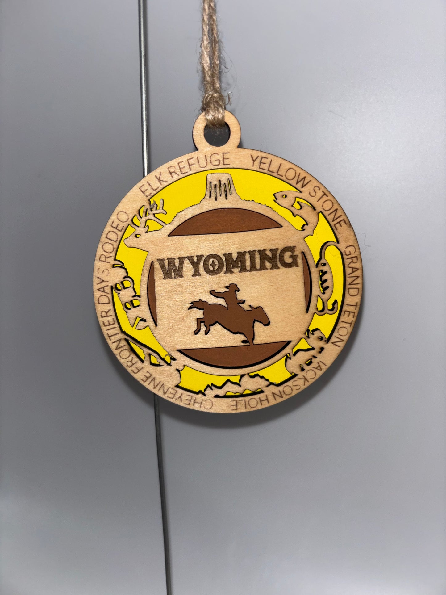 Wyoming State Ornament
