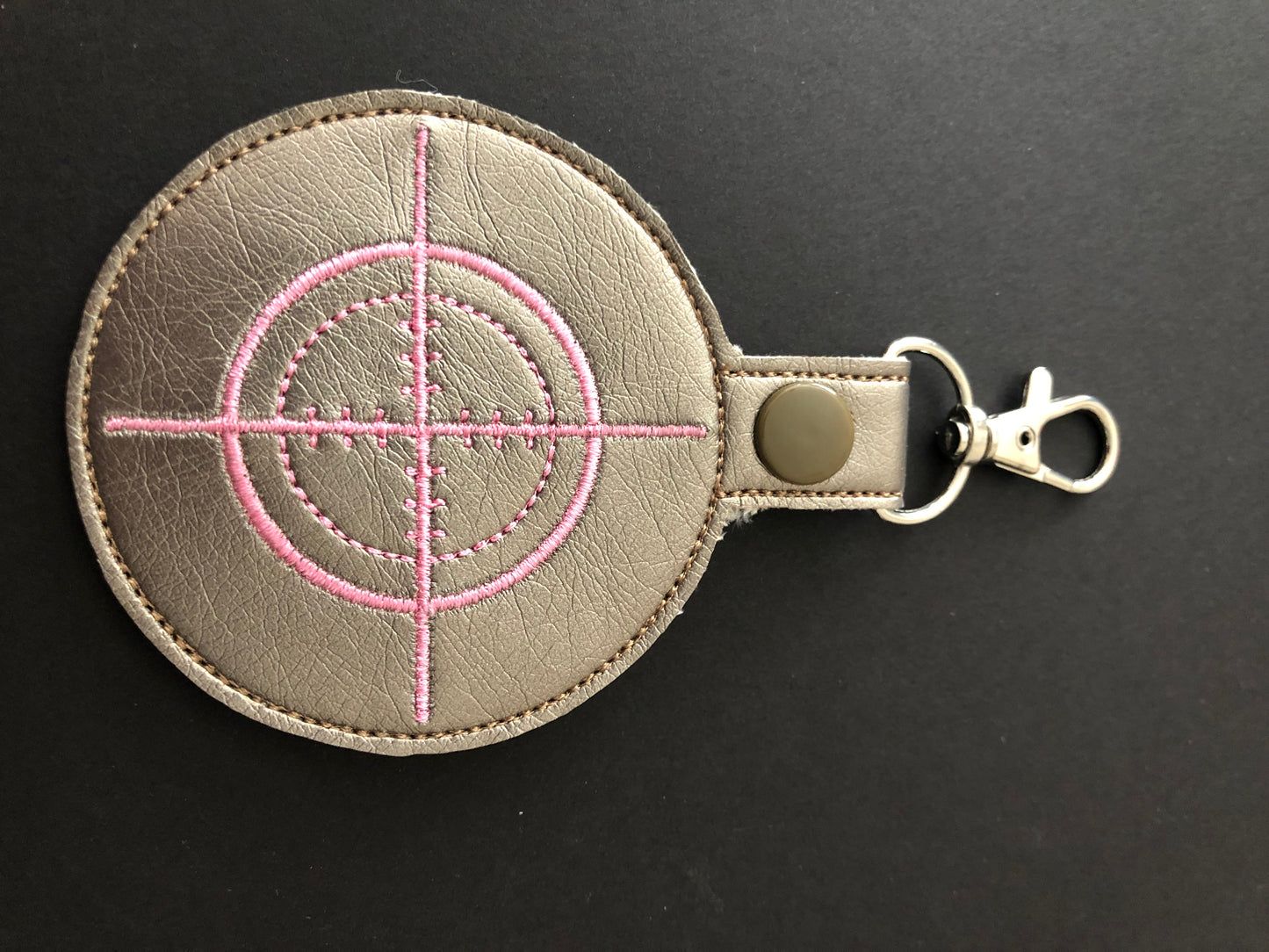 Embroidered key chain