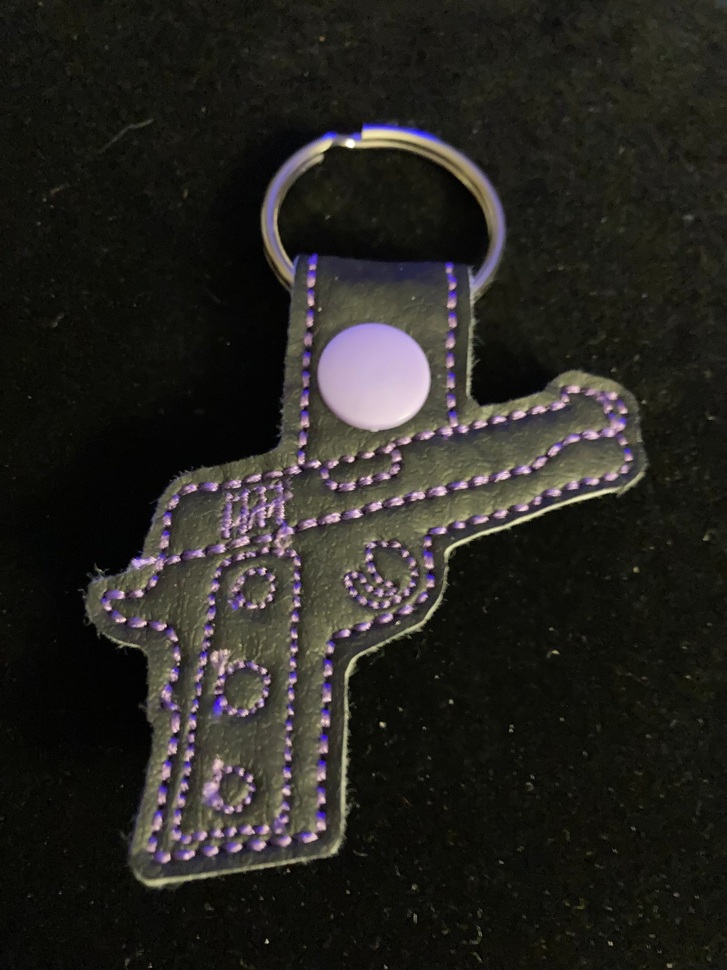 Pistol keychain