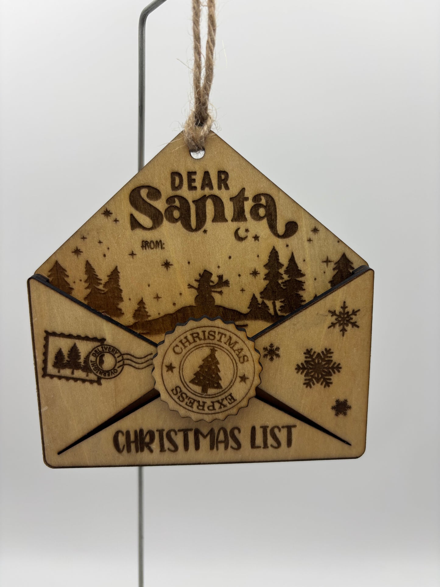 Letter to Santa Ornament