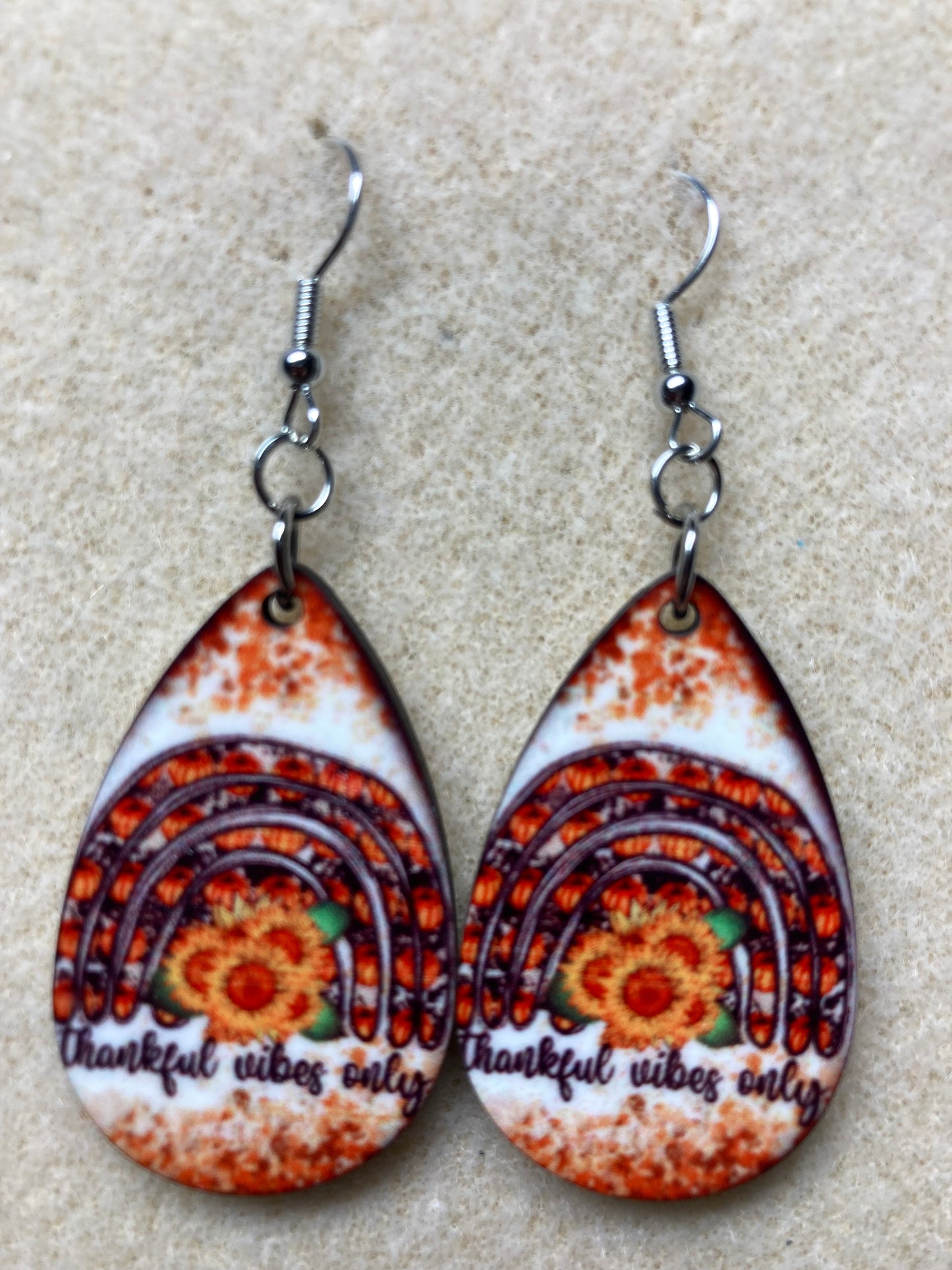 Thankful Vibes Only earrings