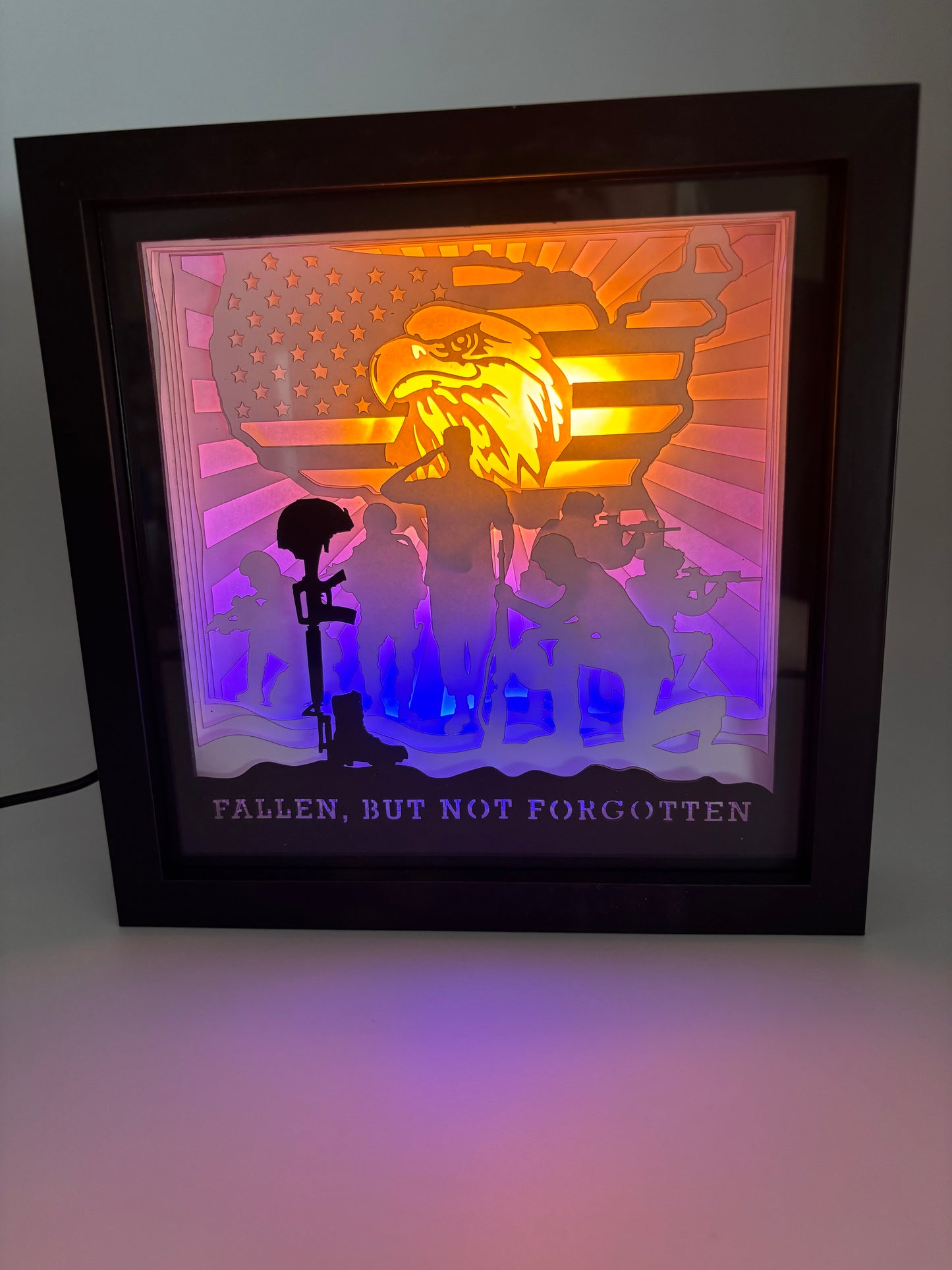 Home of the Brave Light Box