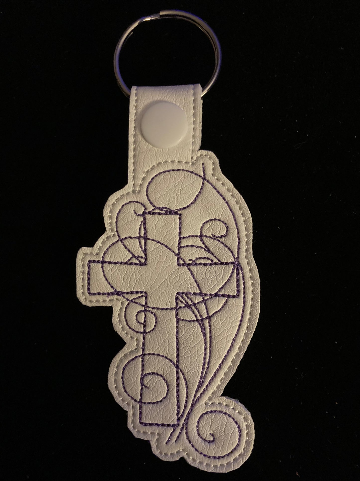 Cross keychain