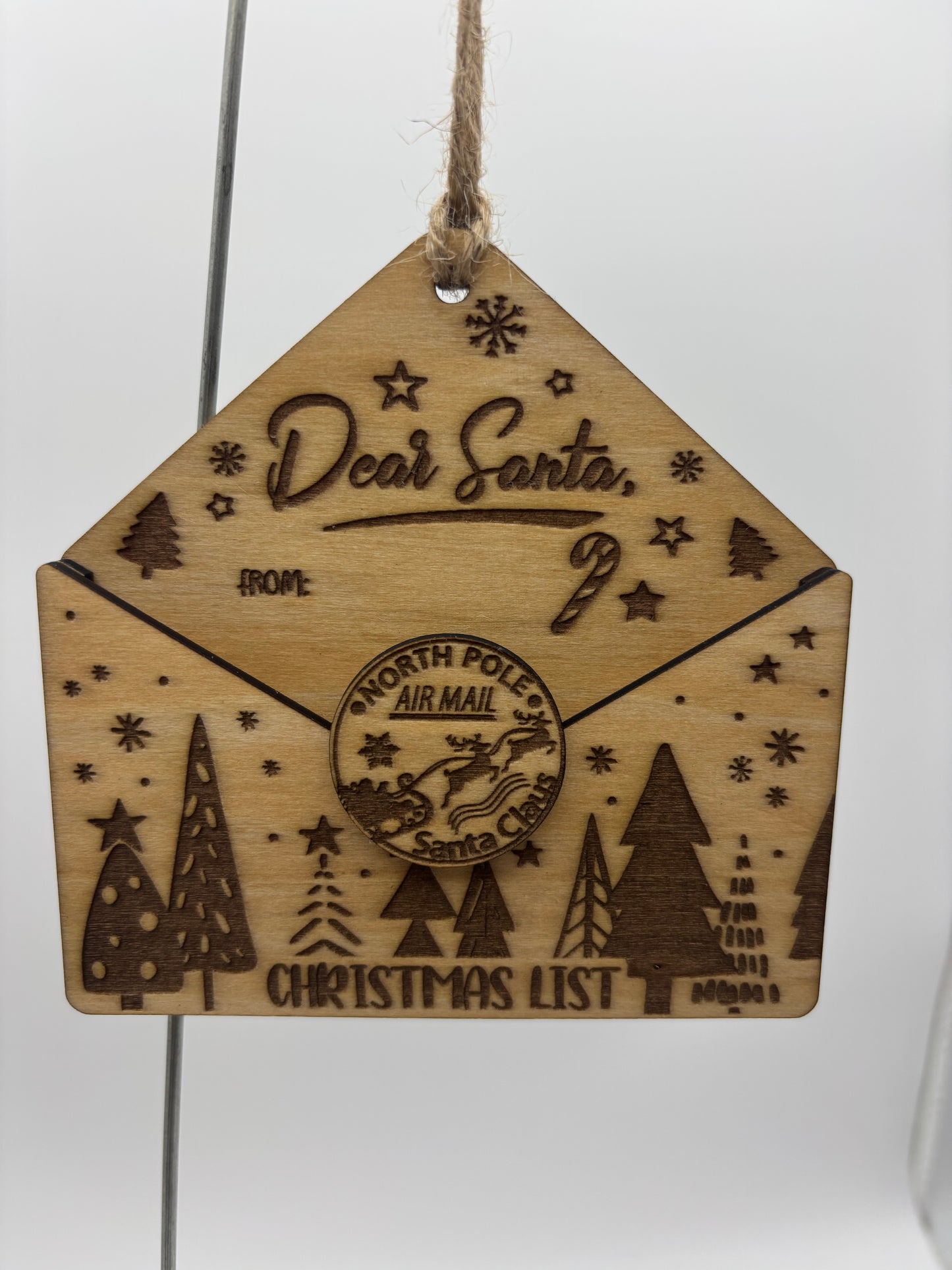 Letter to Santa Ornament