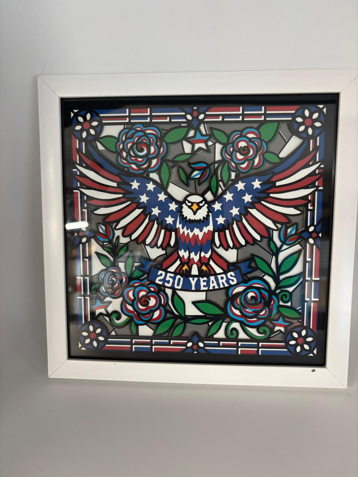 250th Anniversary Layered Wall Art