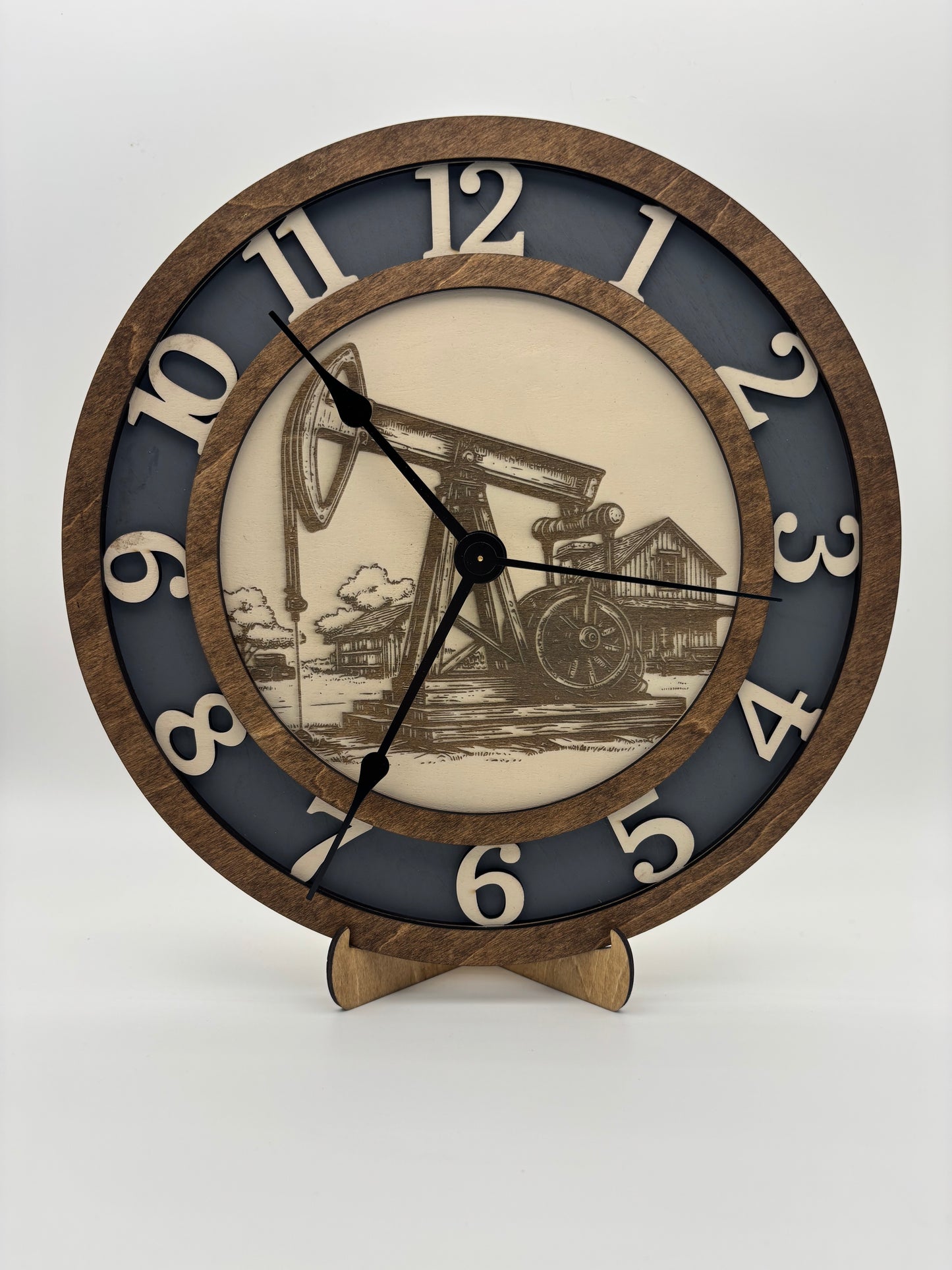 Oil Jack Clock