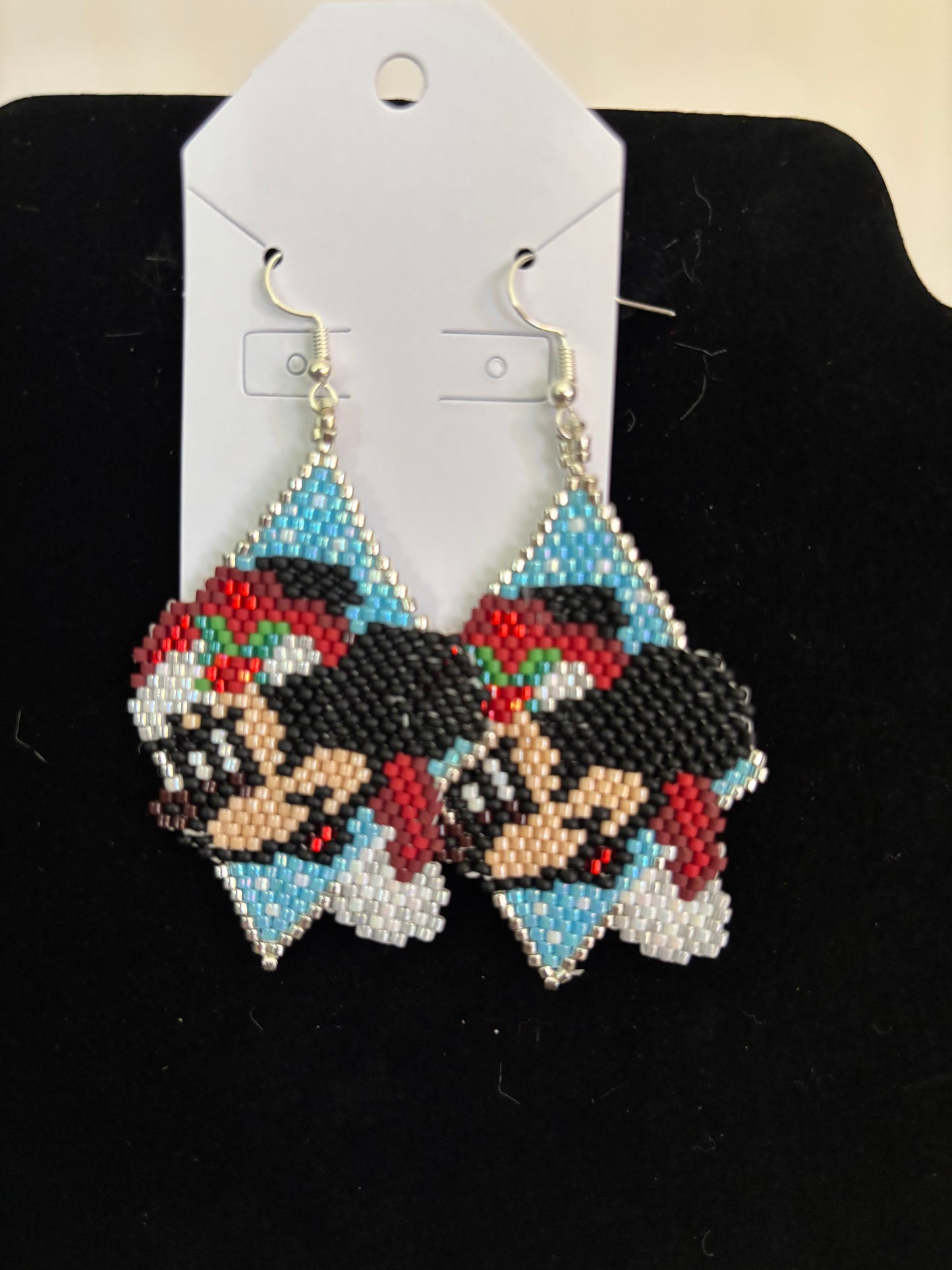 Beaded Holiday Earrings