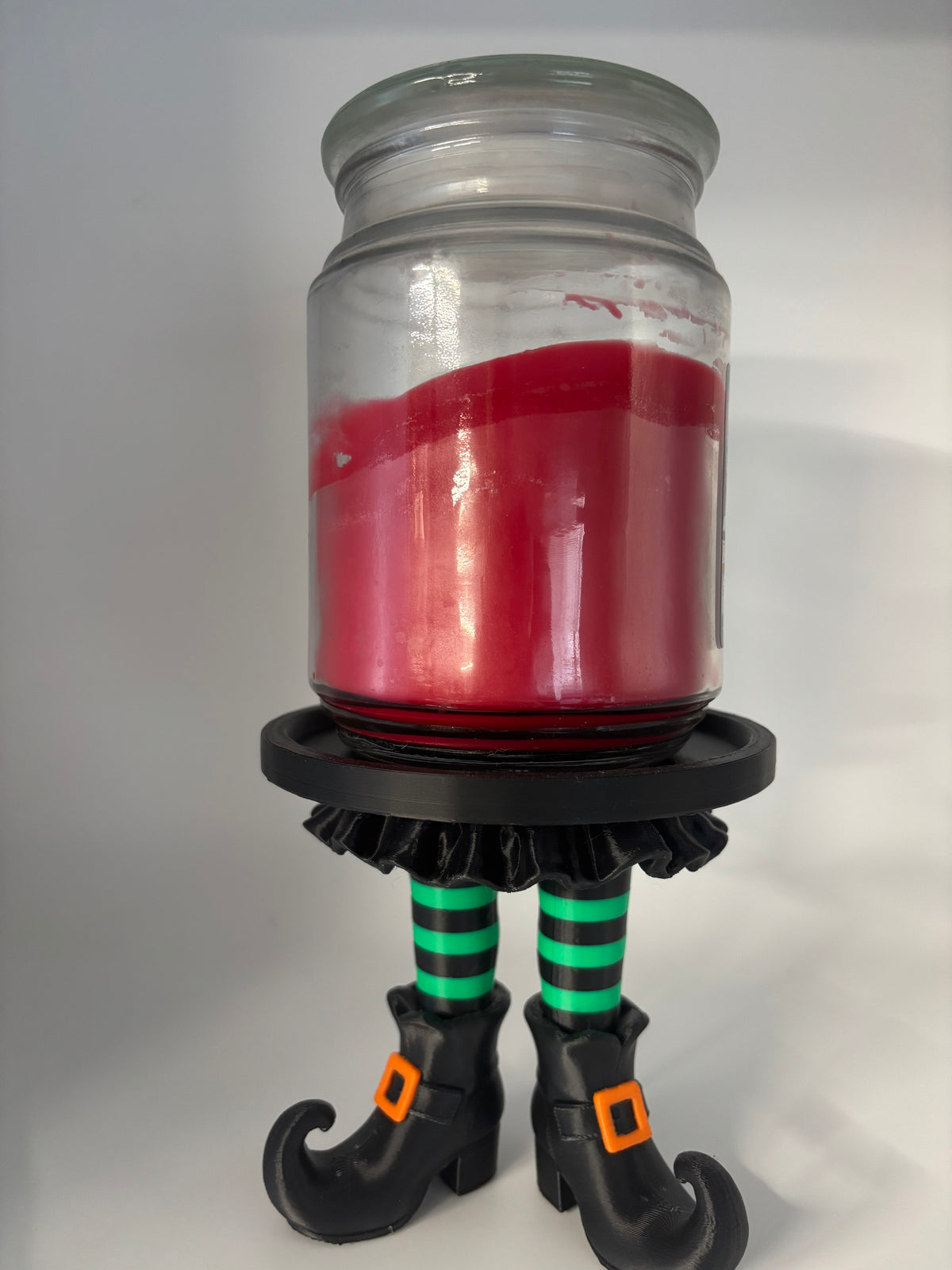 Witch Legs Candle Stand – 3D-Printed Halloween Decor
