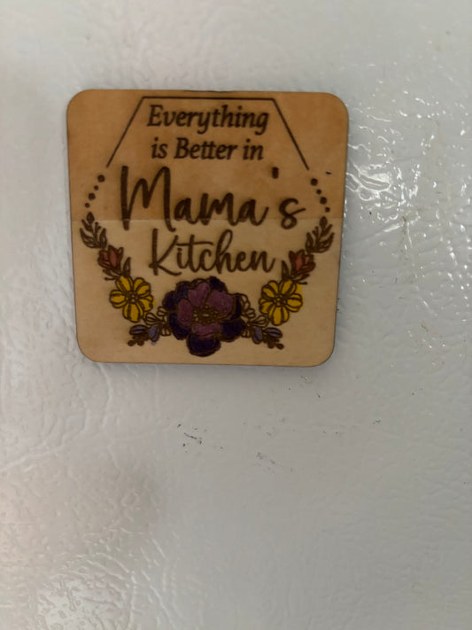Mama's Kitchen refrigerator magnet