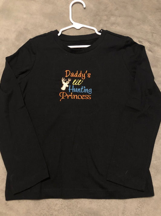 Daddy’s lil hunting princess t-shirt