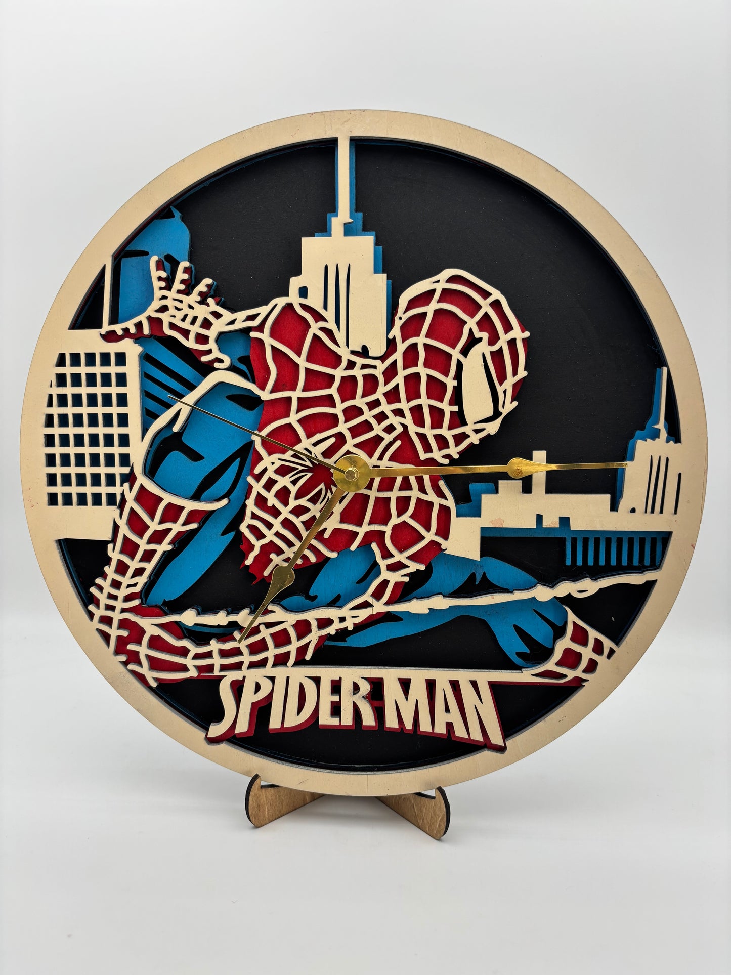 Spider-Man clock