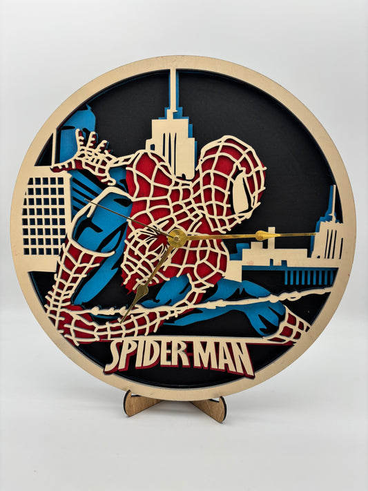 Spider-Man clock