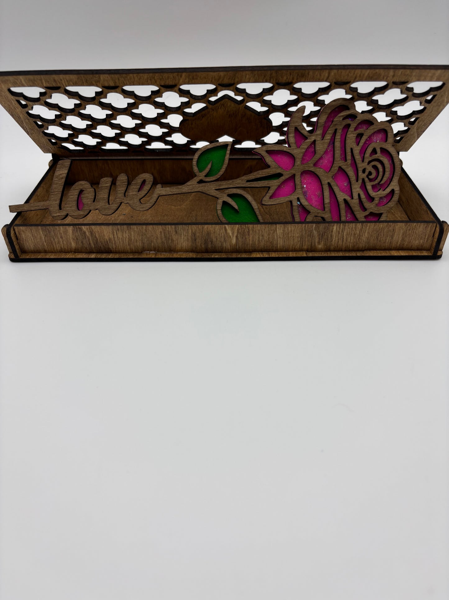 Rose and a box