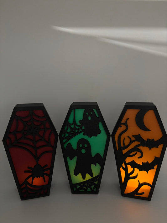 Tea light coffin