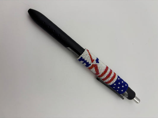 Patriotic pen with love on it