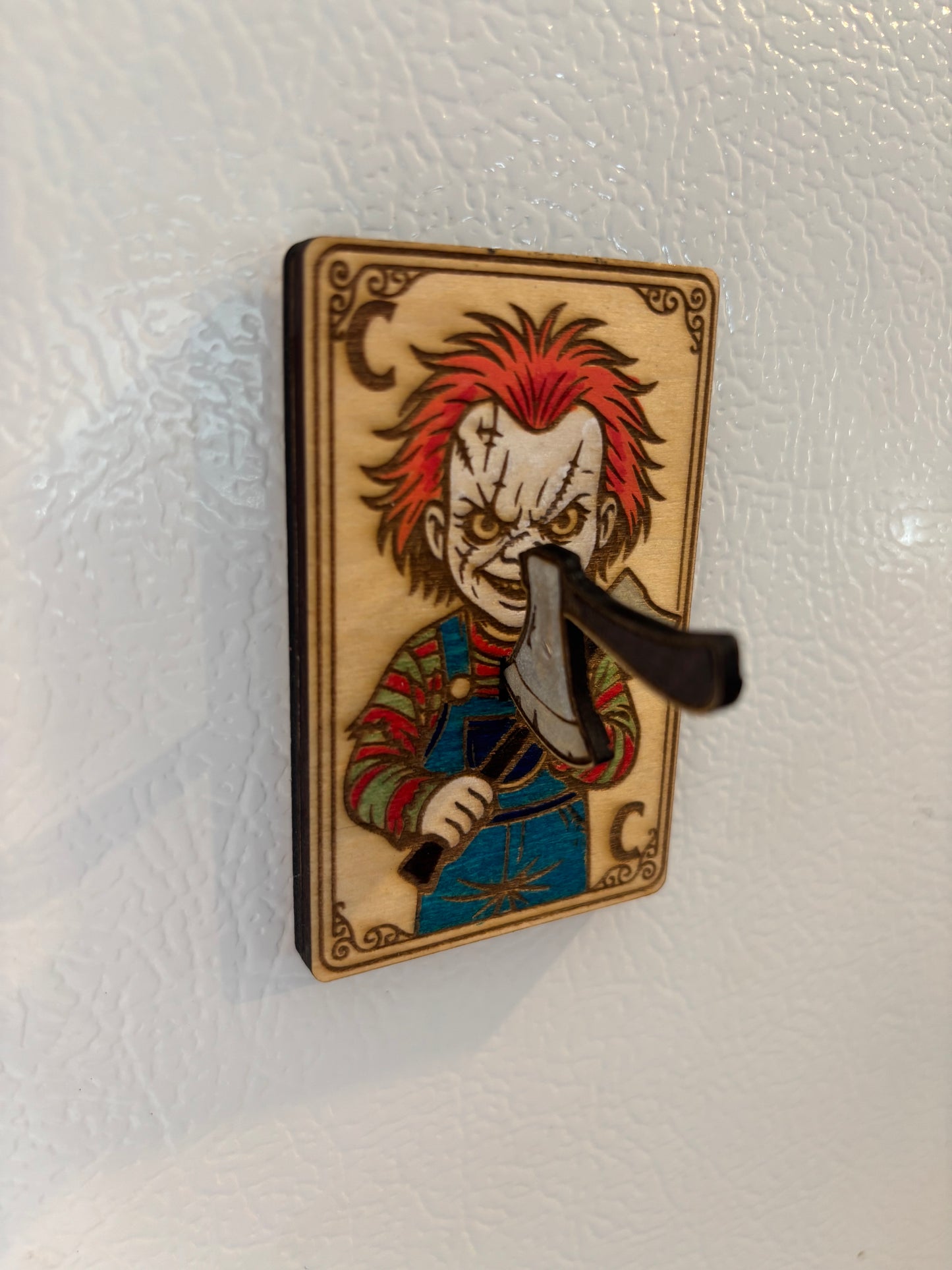 Horror Villain Refrigerator Magnet