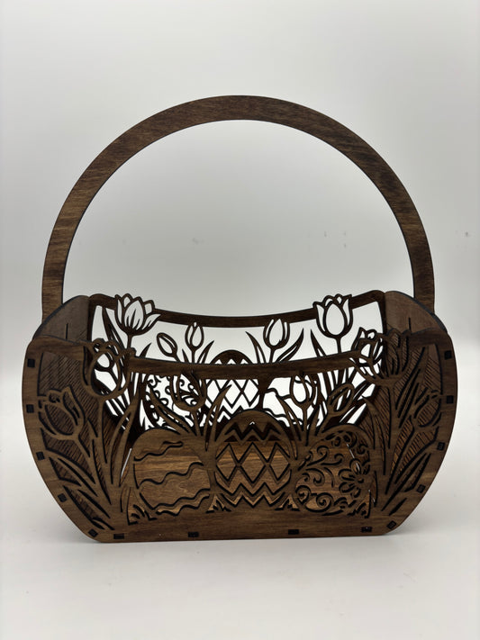 Wood Easter Basket