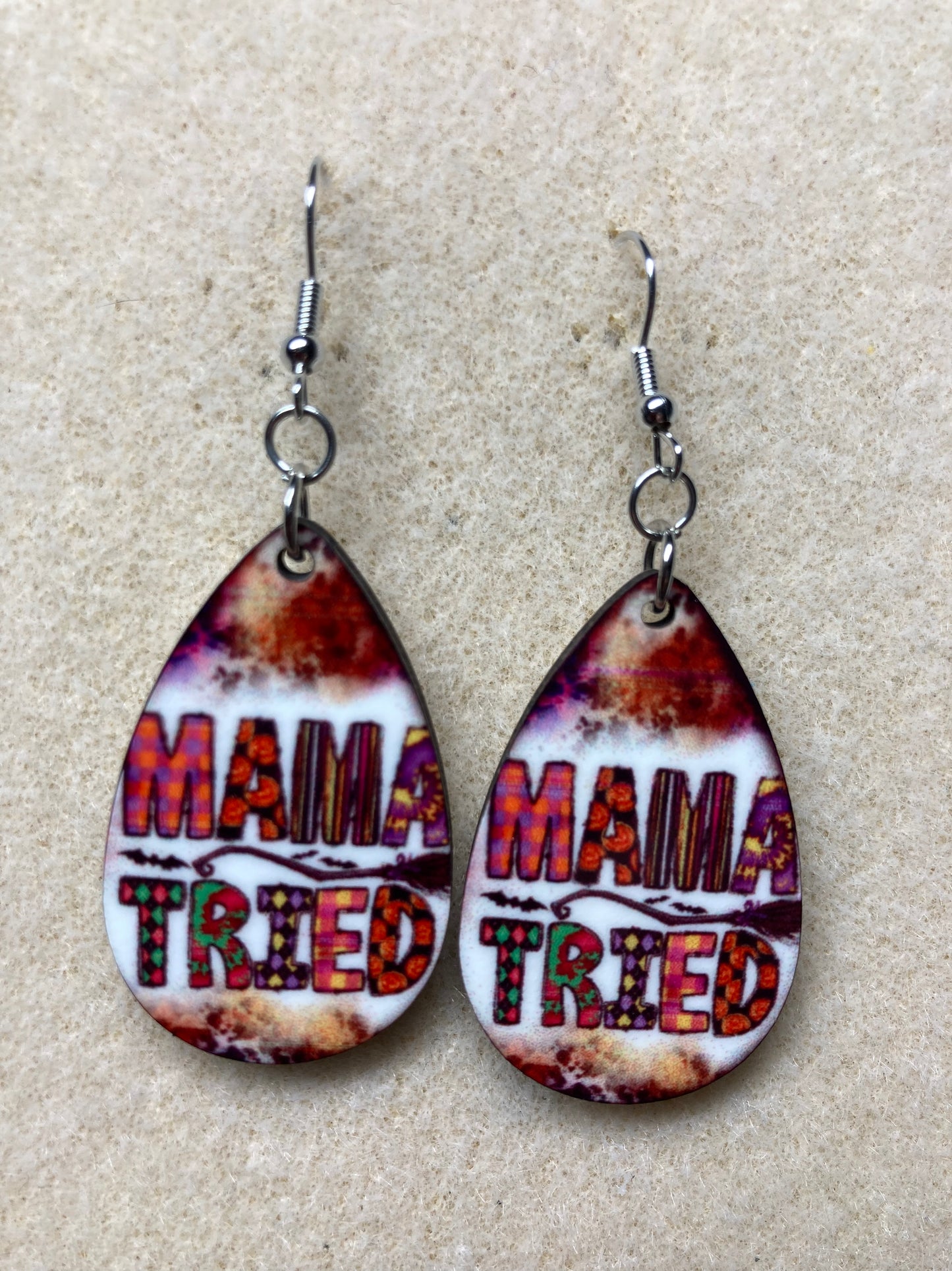 Mama Tired earrings