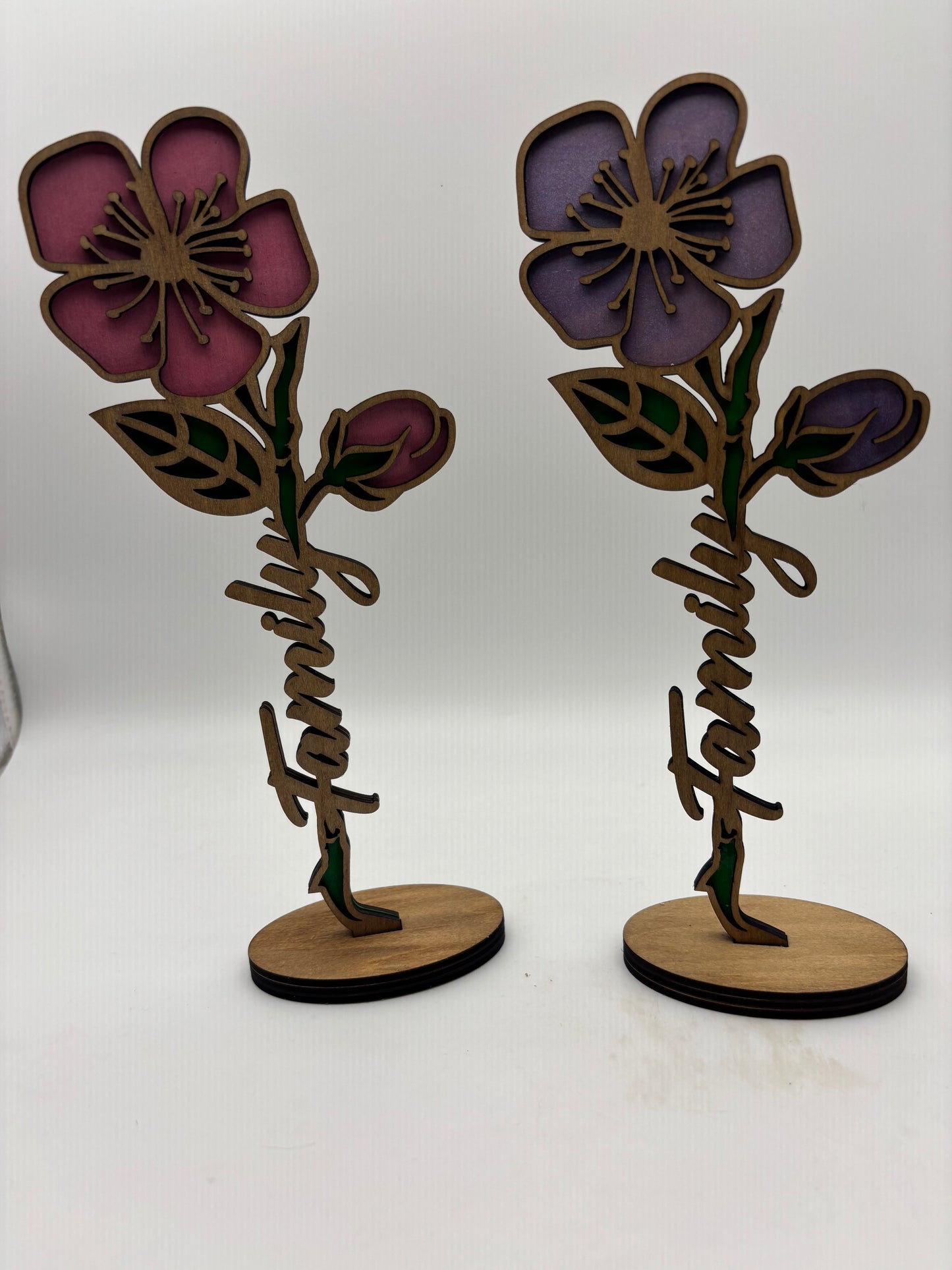 Family Wood Flower