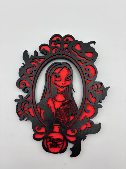 Sally glow in the dark wall hanging