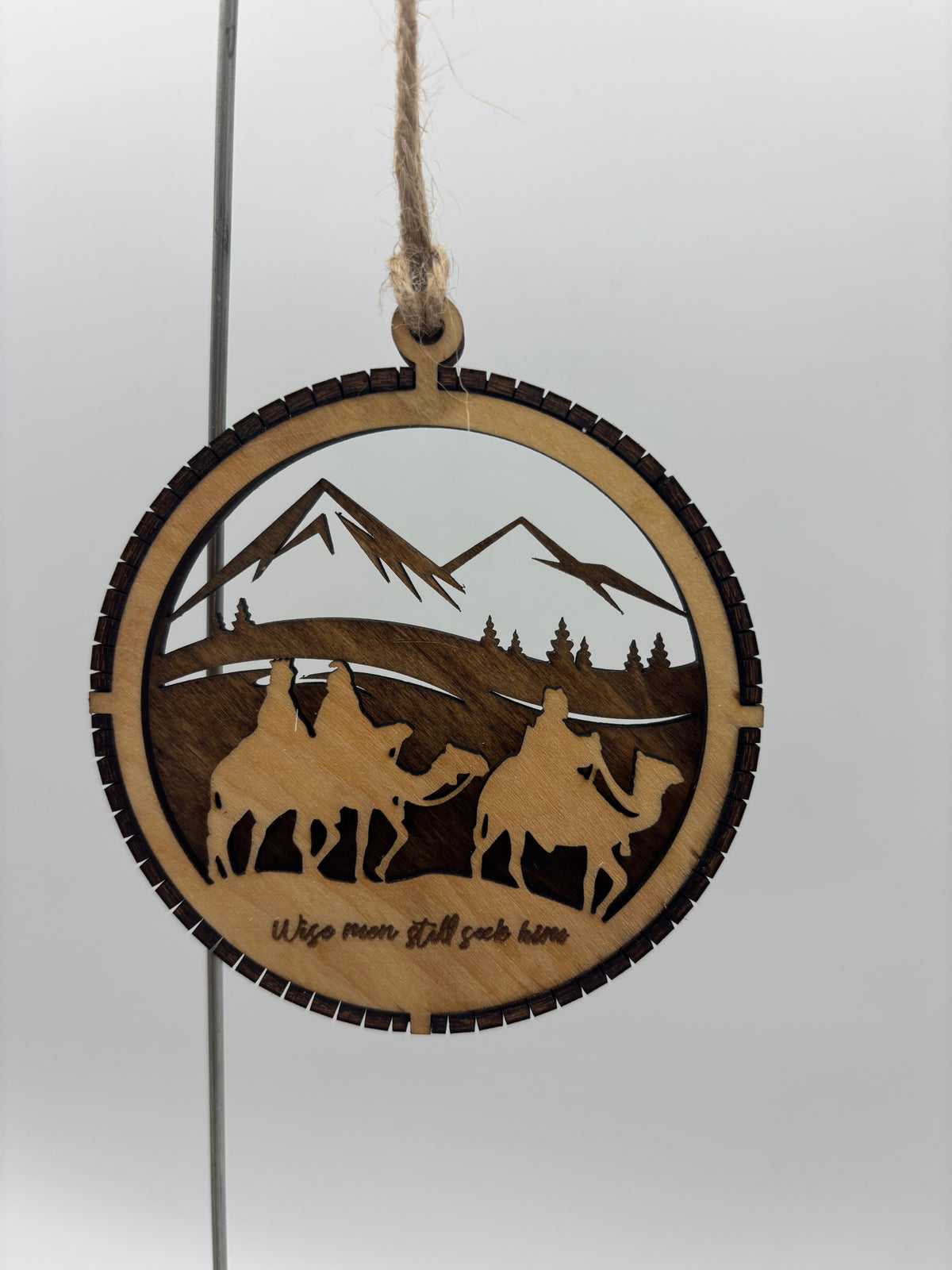 Wise Men Still Seek Him Layered Ornament