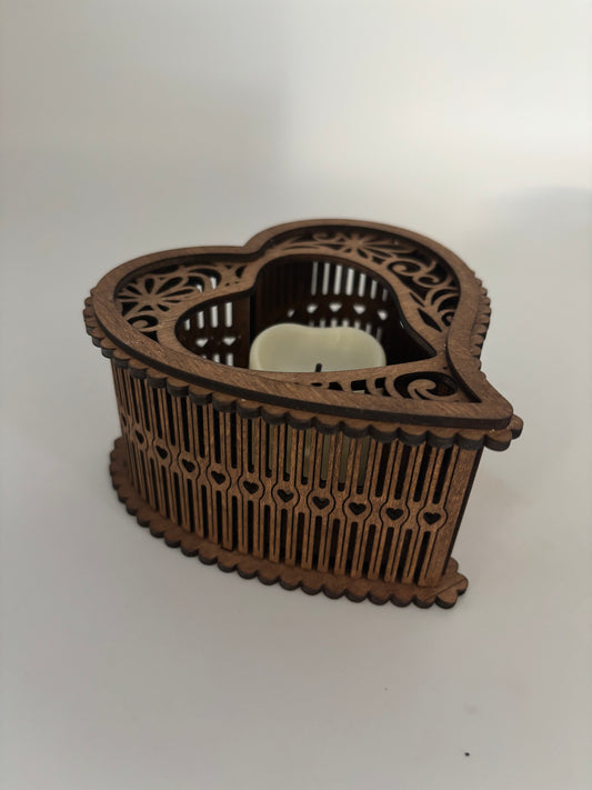 Wooden Votive Holder