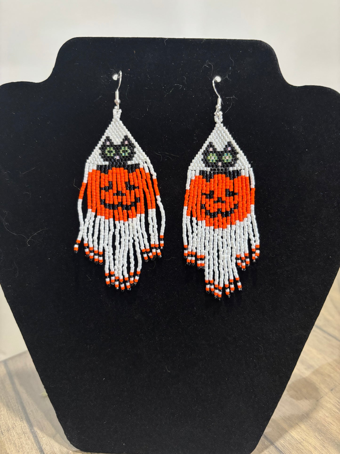 Beaded Halloween Earrings