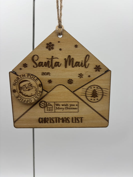 Letter to Santa Ornament