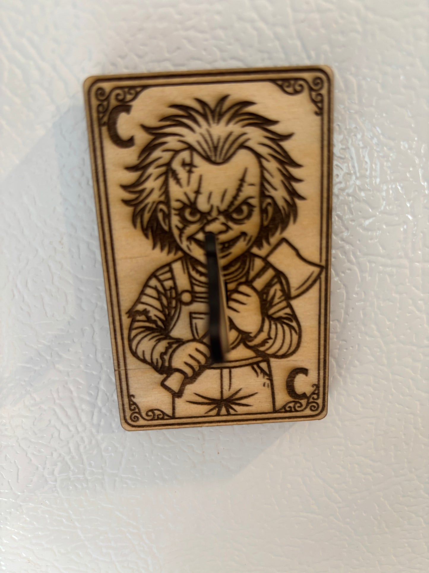 Horror Villain Refrigerator Magnet