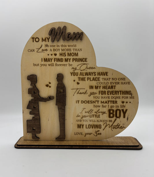 To my Mom-From Son decor