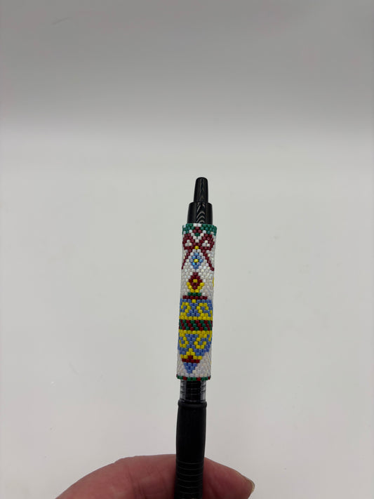 Beaded Christmas ornament pen