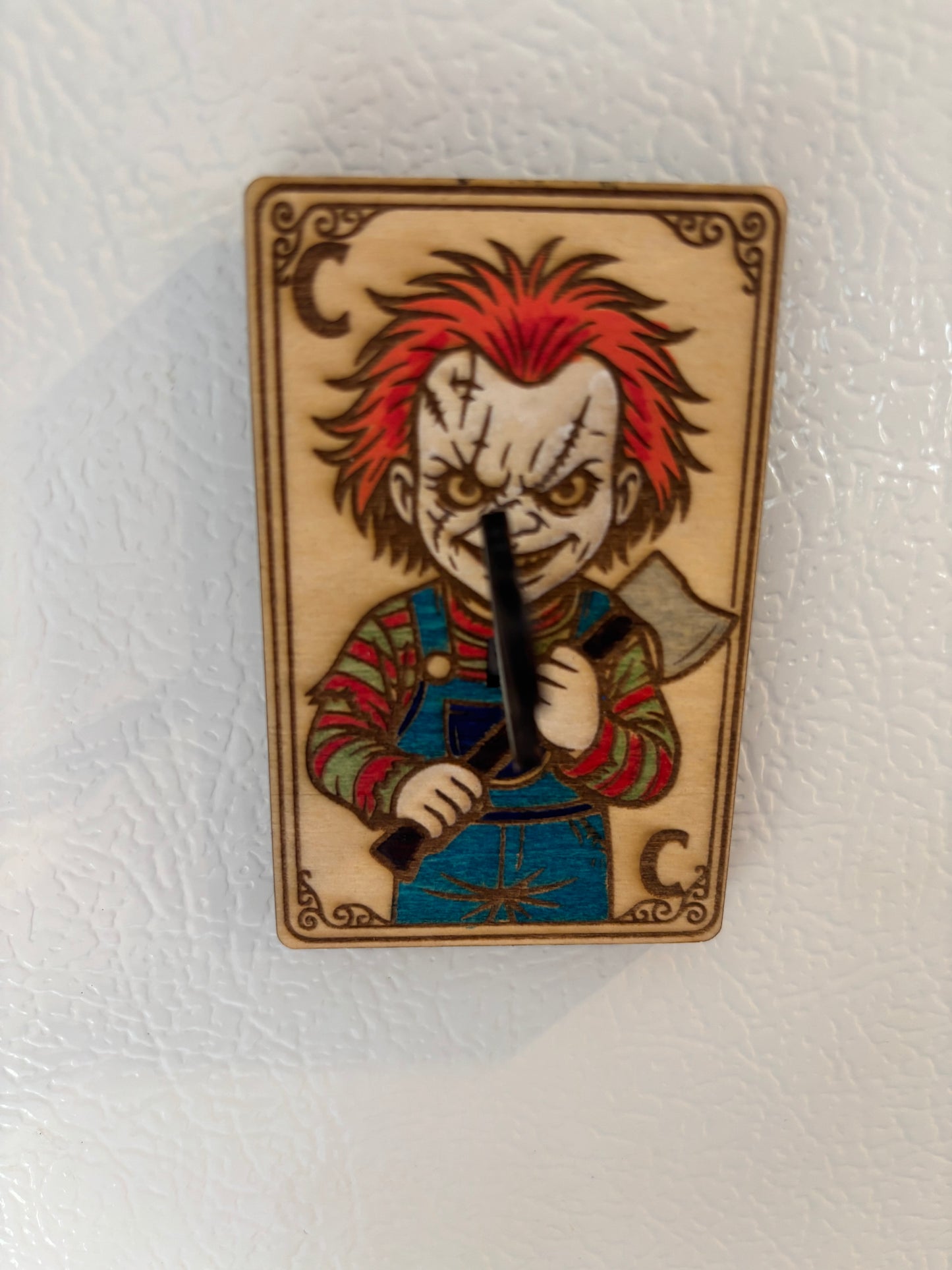 Horror Villain Refrigerator Magnet