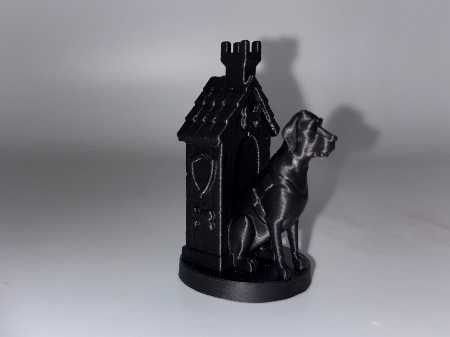 3D printed dogs verses cats chess set