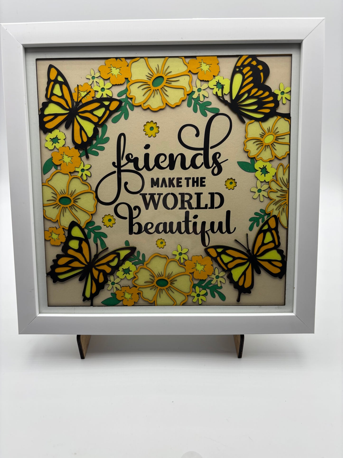 Friends make the world beautiful picture.