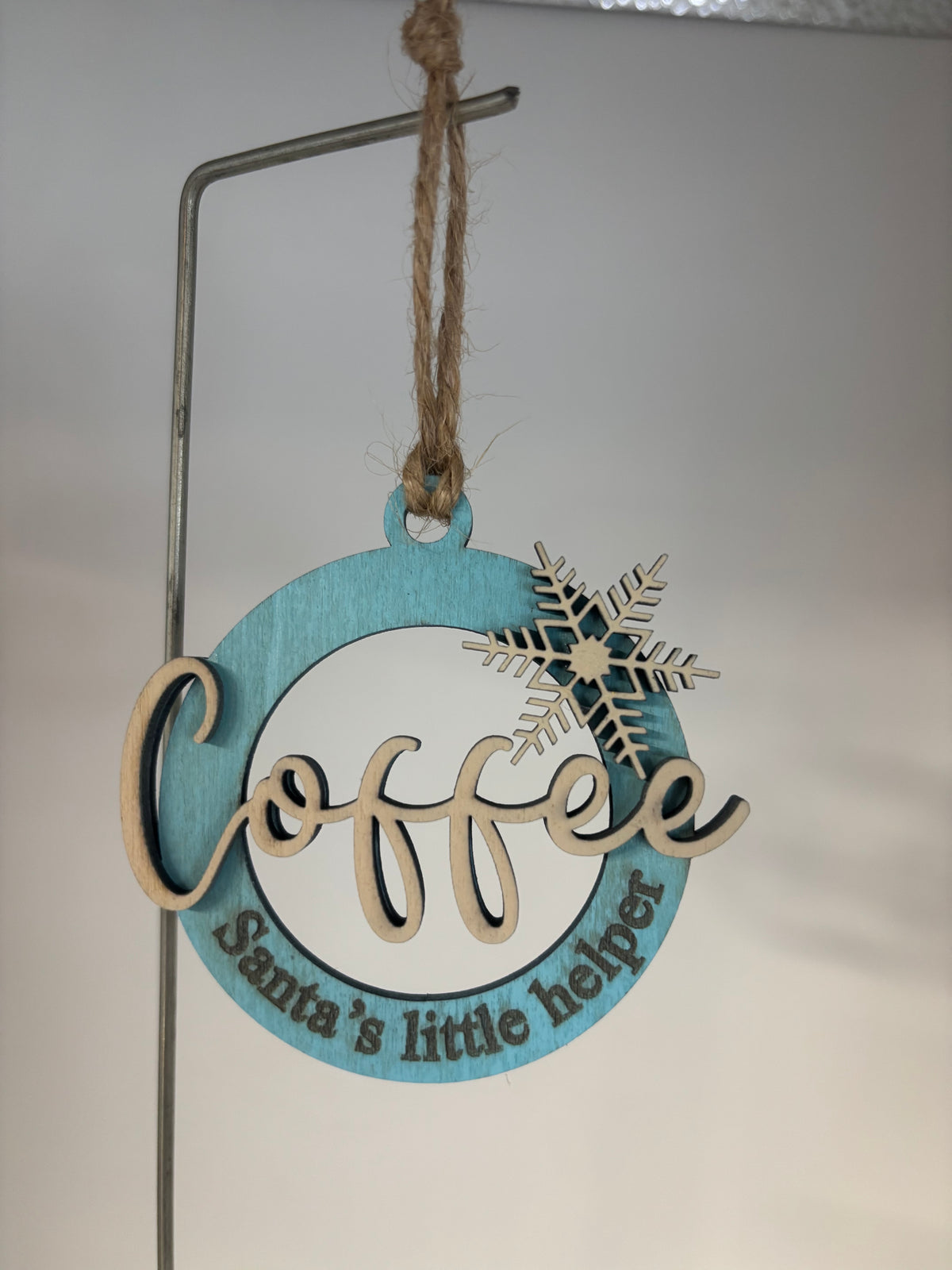 Coffee Ornament Santa’s Little Helper
