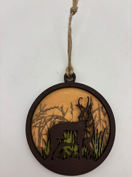 Pronghorn Ornament