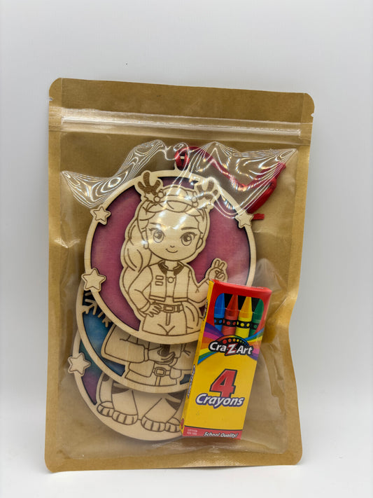 Kids Ornament coloring Kits
