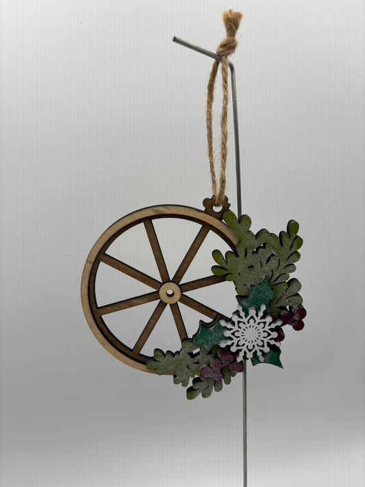 Wagon Wheel ornament