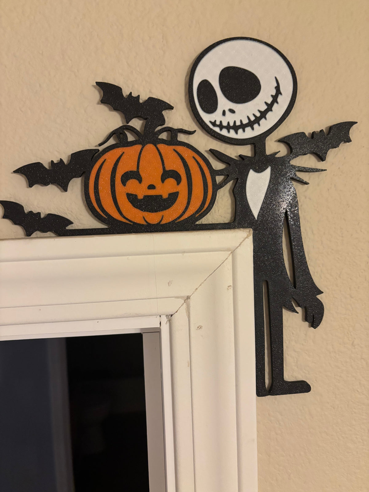 3D-Printed Halloween Door Frame Corner Decoration